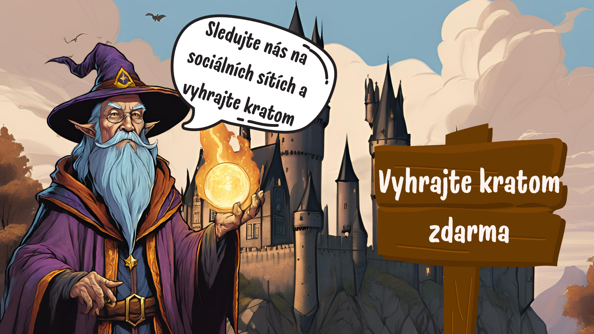 Sledujte nás na našich sociálních sítích a vyhrajte kratom zdarma